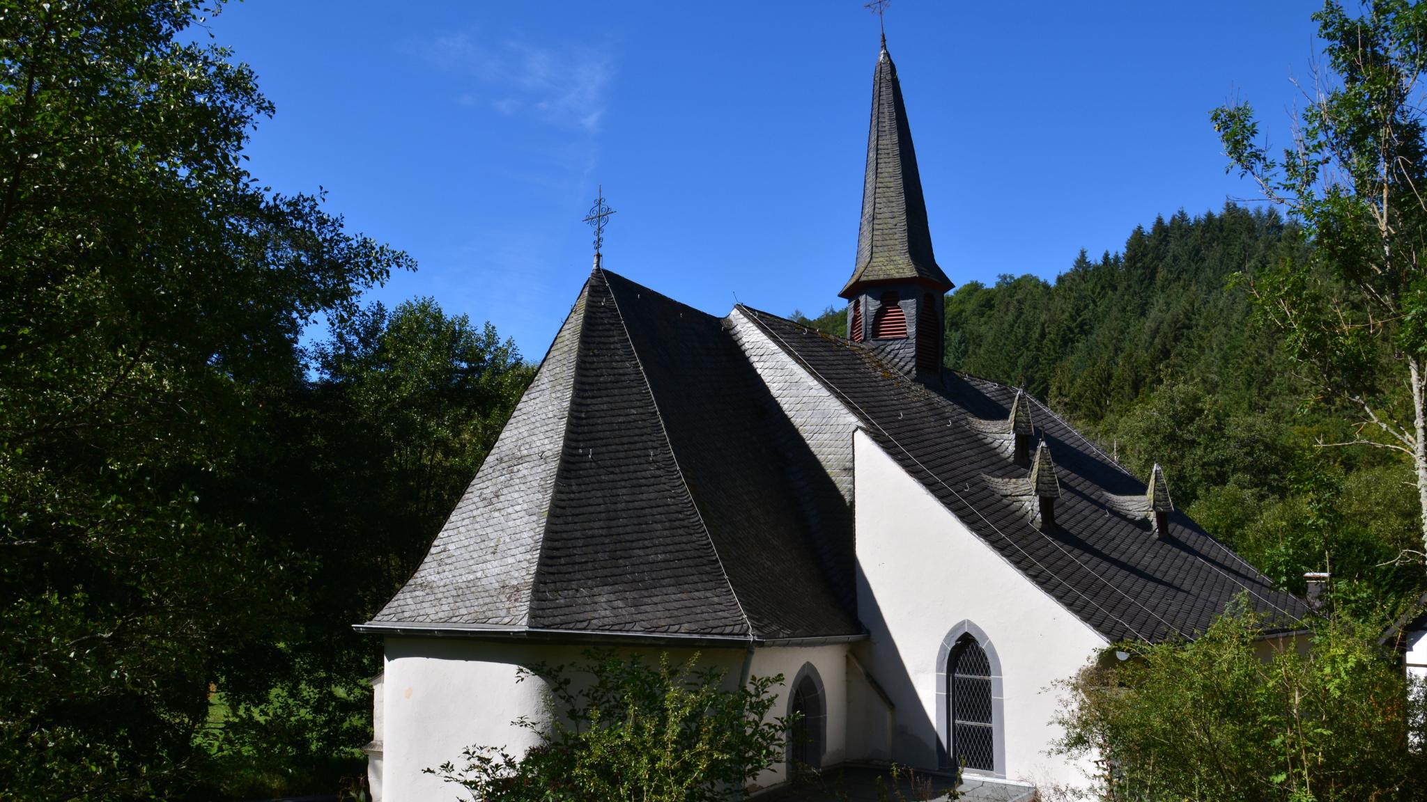 Hinteransicht der St. Jost Kapelle